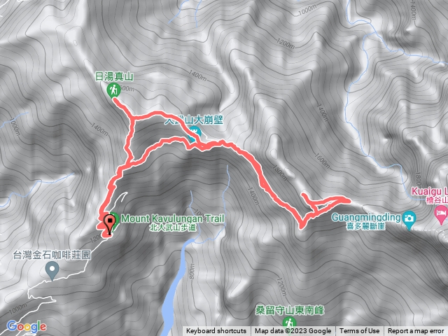 20230706 日湯真山西大武山小O繞預覽圖