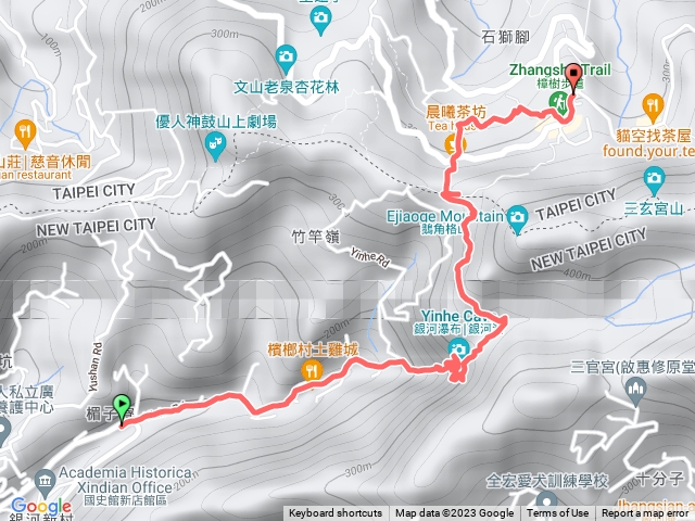 銀河洞、貓空樟樹步道
