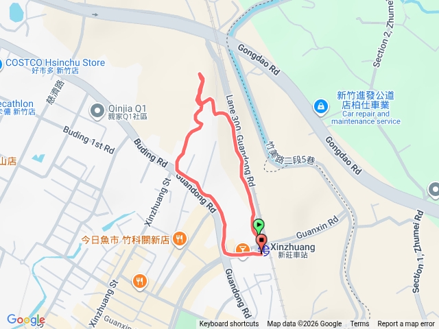 新竹新莊車站-柴疏山O型