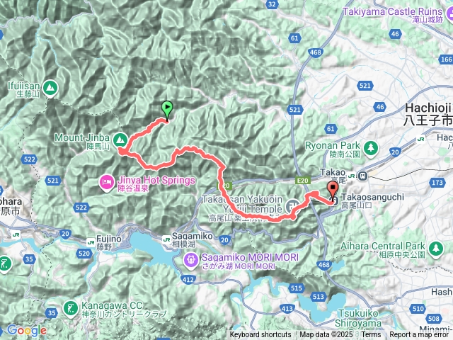 日本-審馬陣山_高尾山縱走