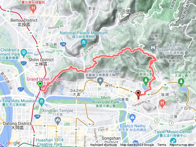 台北大縱走第五段ft芋艿川豆花店