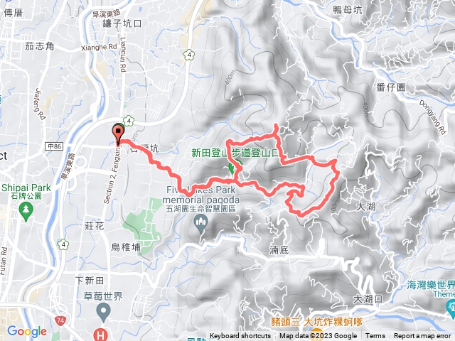 新田步道聚興山大胡山