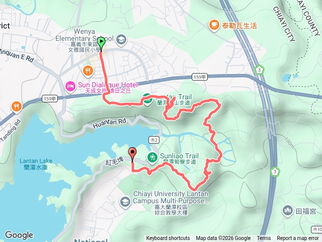 蘭潭後山步道預覽圖