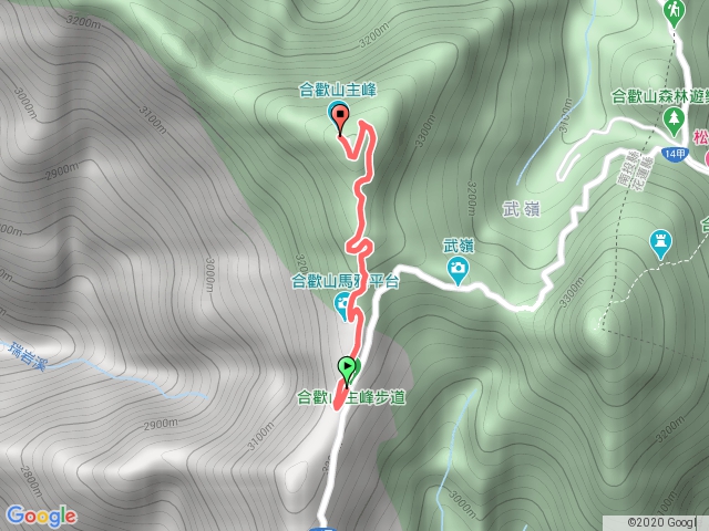 合歡山主峰