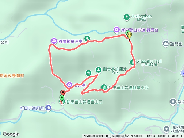 聚興山新田登山步道3上1下❤️預覽圖