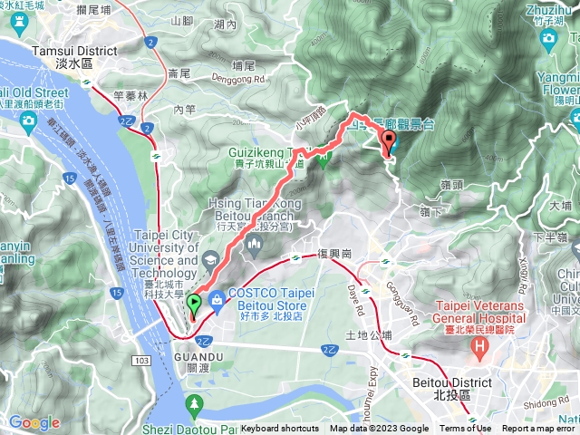 台北大縱走第一段關渡站-清水宮