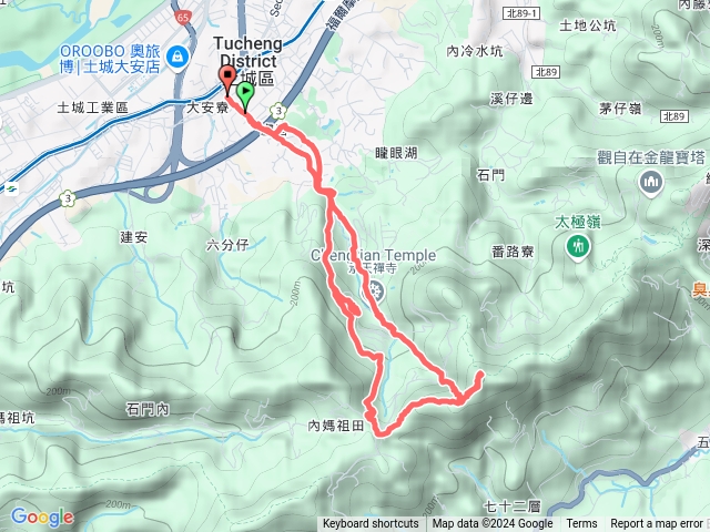 20241103捷運永寧站到天上山預覽圖