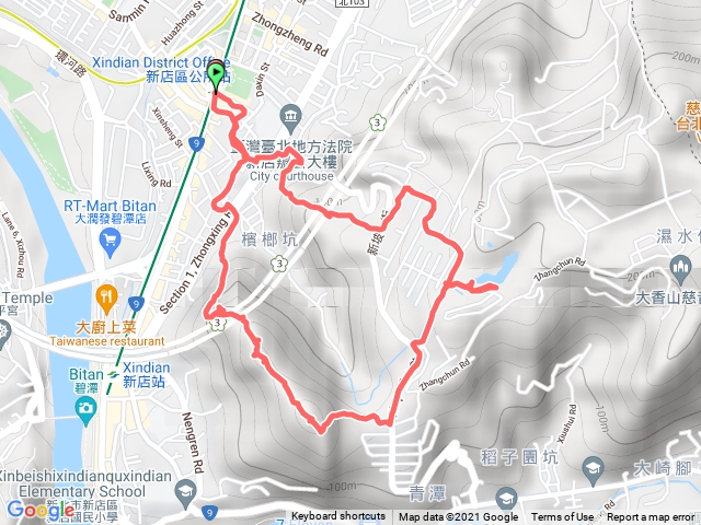 新店秘境長春里儲洪池、獅頭山登山步道1100828