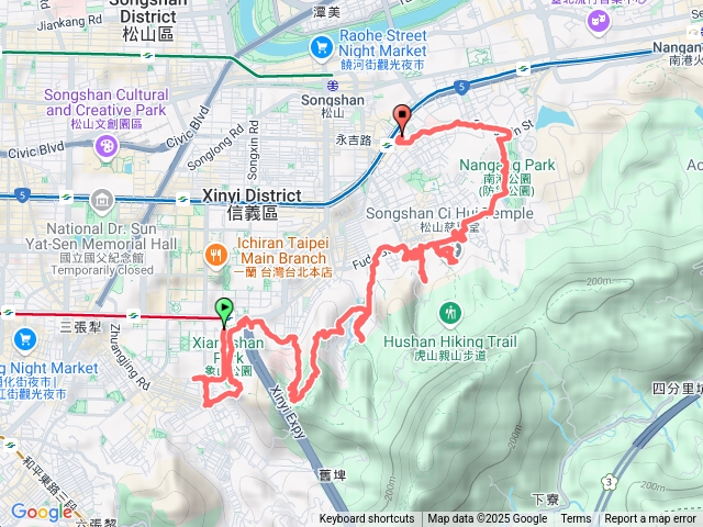20250209 象山公園(步道登山口)  象山市療、自然、一線天步道 永春坡濕地公園 奉天宮 慈惠堂南港公園