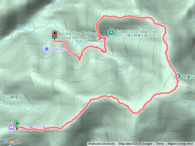 塔拉縱走（塔曼山-拉拉山）