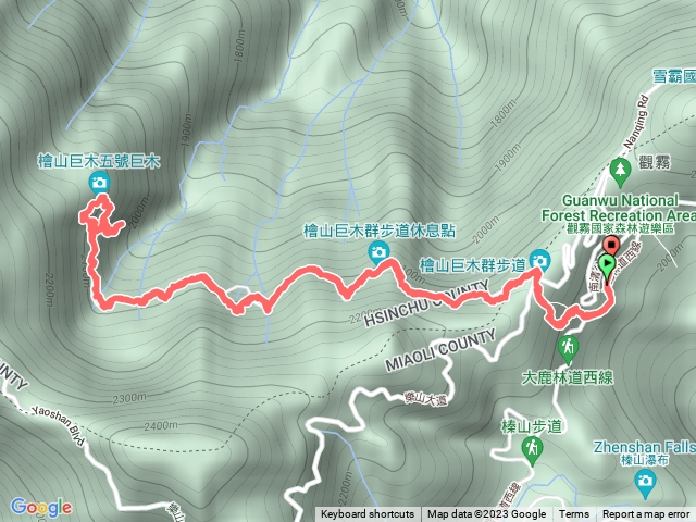 檜山巨木步道+蜜月小徑