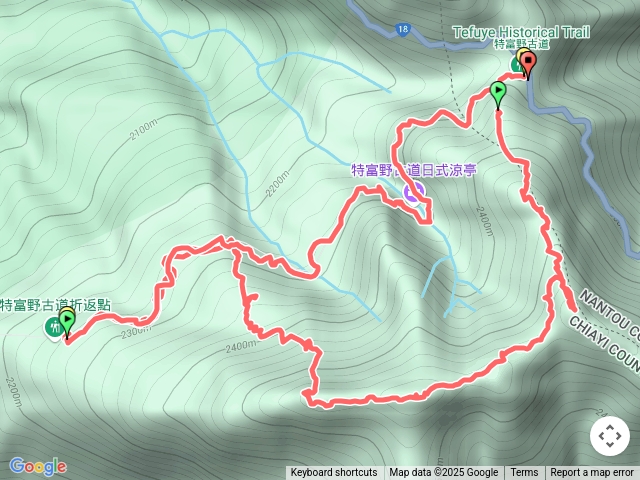 特富野步道兒玉山東水山東水山西峰