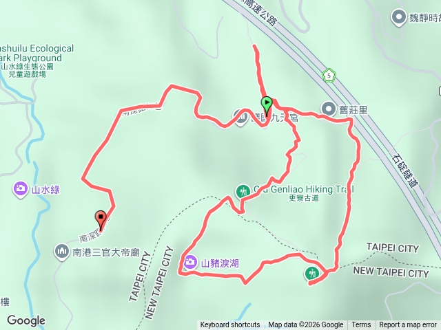 更寮古道+土庫岳O型