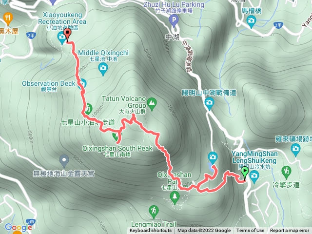 七星山主峰東峰南峰