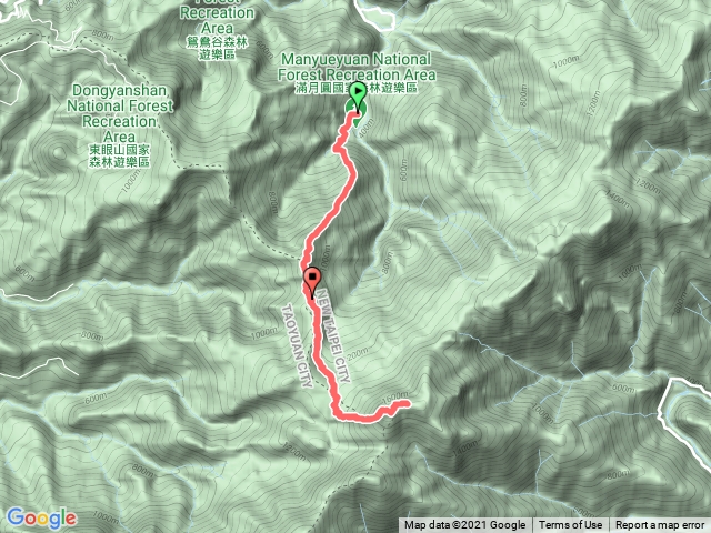 拉卡山前鋒-拉卡山-北插天山-東滿步道