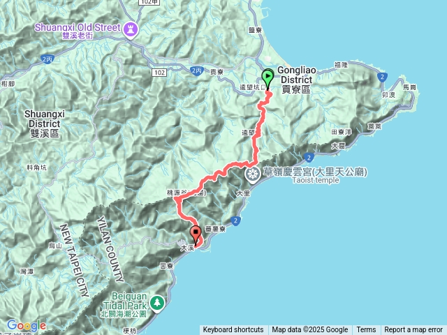 福隆桃園谷大溪漁港預覽圖