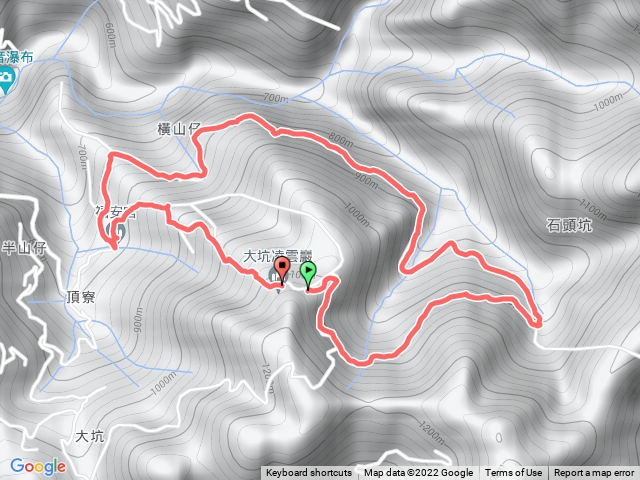 凌雲巖大坑步道縱走
