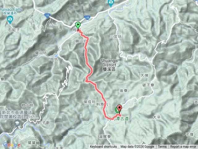 【淡蘭古道中段】崩山坑古道＆虎豹潭預覽圖