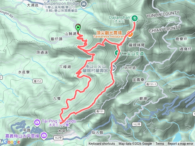 雲嘉五連峰