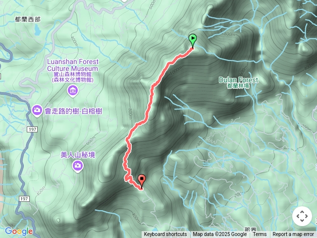 小百岳集起來都蘭山步道202505011356(下山軌跡)