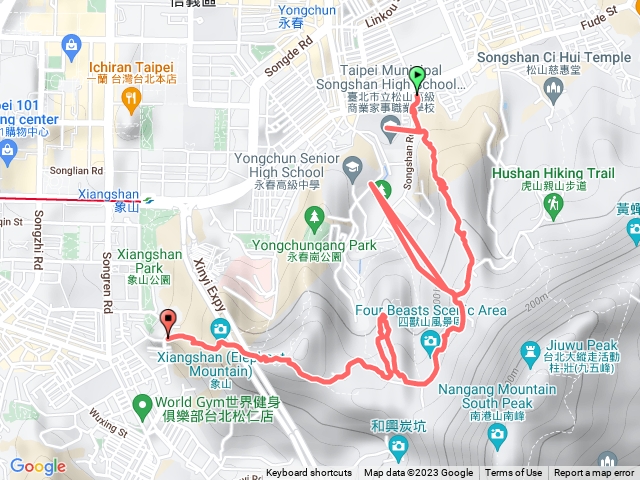 松友新村-虎山-豹山-獅山-象山