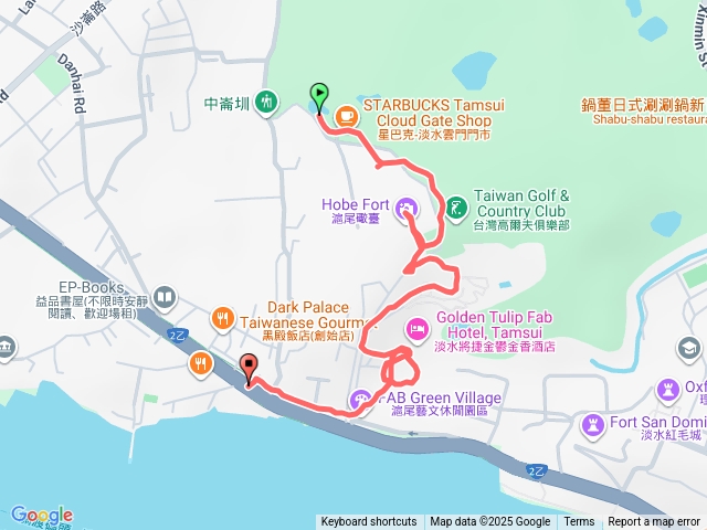 世界觀滬尾炮台高爾夫球場O繞