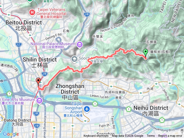 台北大縱走第五段（碧山巖-劍潭）