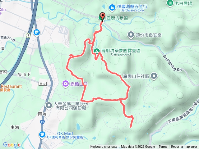 苗栗 頭份 鹿廚坑步道（中尖山、濫坑山、鹿廚坑山）