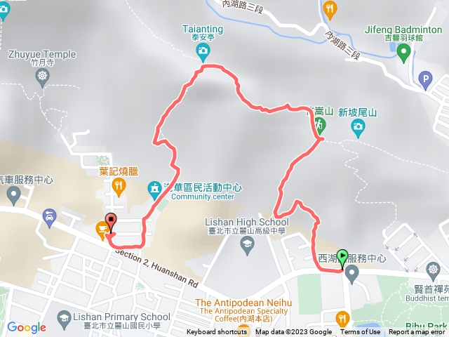 竹篙山至金面山步道