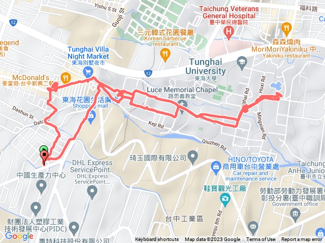 協和分校走到東海大學