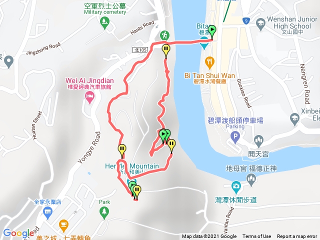 新店碧潭和美山步道