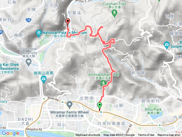 金面山步道