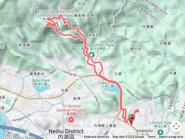 內湖三尖-大湖公園捷運站