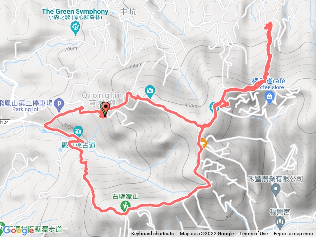 巨大板根之飛鳳山上石壁潭山下O型路線