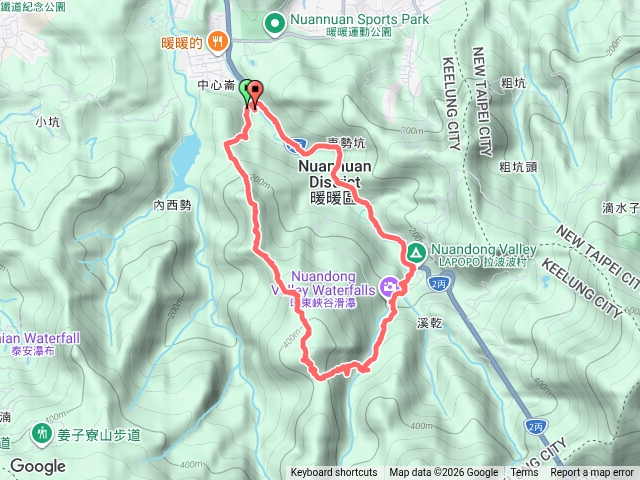 來福宮、觀音湖山、東勢坑山、東勢大崙、消墾嶺古道、暖東峽谷、來福宮預覽圖