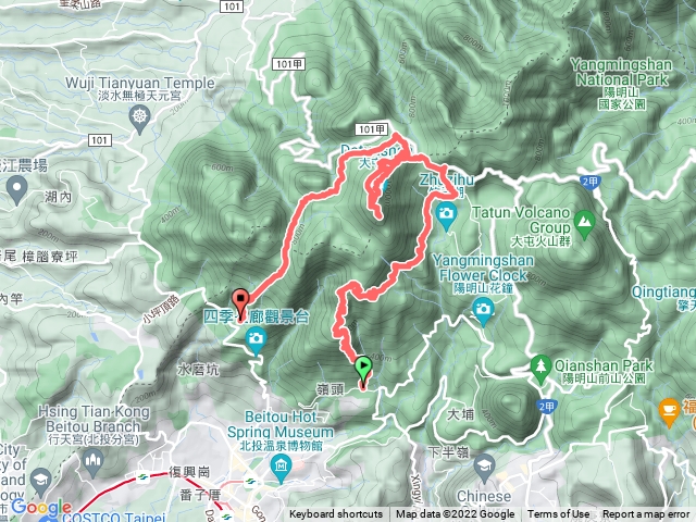 北投中正山 大屯山連走