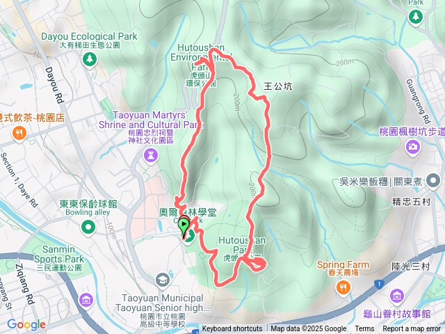 1140111虎頭山晨間健行運動