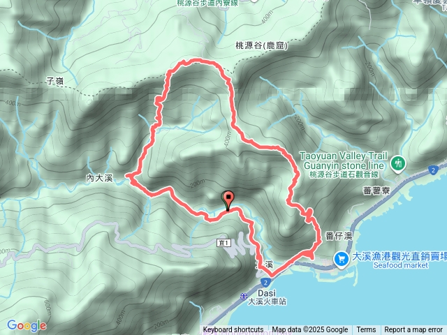 大溪川-鹿窟尾尖山-桃源谷-蕃薯寮山