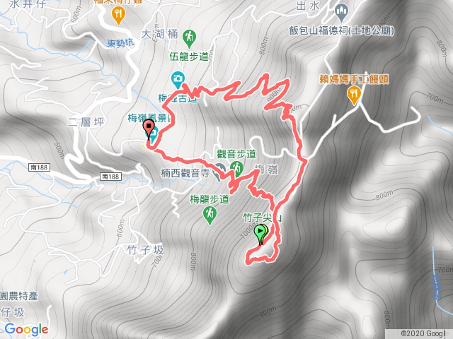 竹子尖山梅峰O型