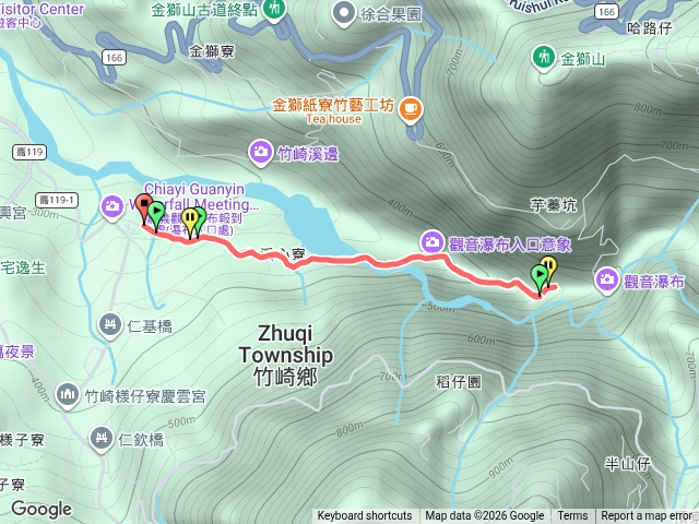 竹崎觀音瀑布健走預覽圖