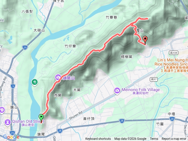 旗靈縱走預覽圖