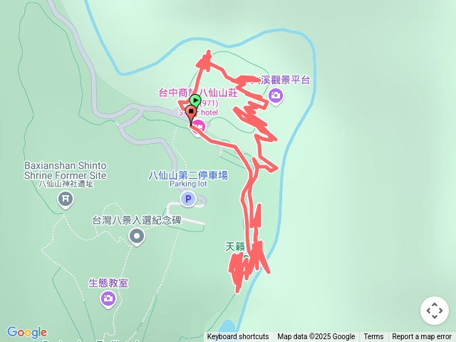 八仙山國家森林遊樂區B路線
