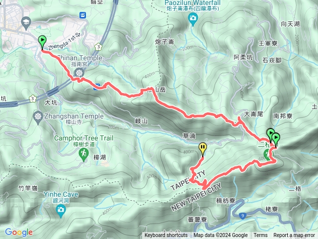 指南山猴山岳二格山縱走到草湳0823