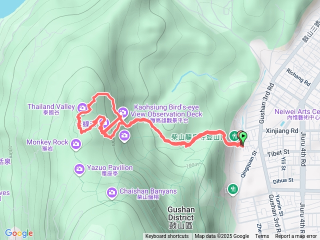 柴山龍泉寺登山口