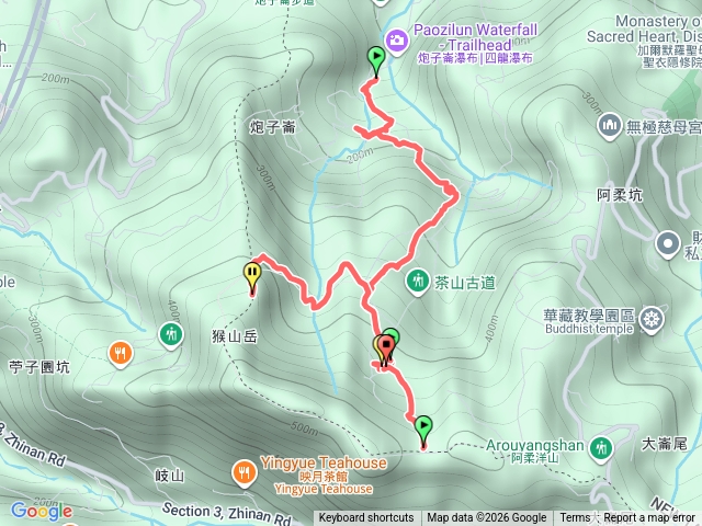 猴山岳北、前、主峰預覽圖