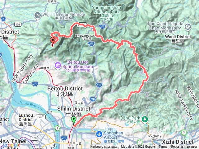 陽明山15連峰-從圓山風景區開始走預覽圖