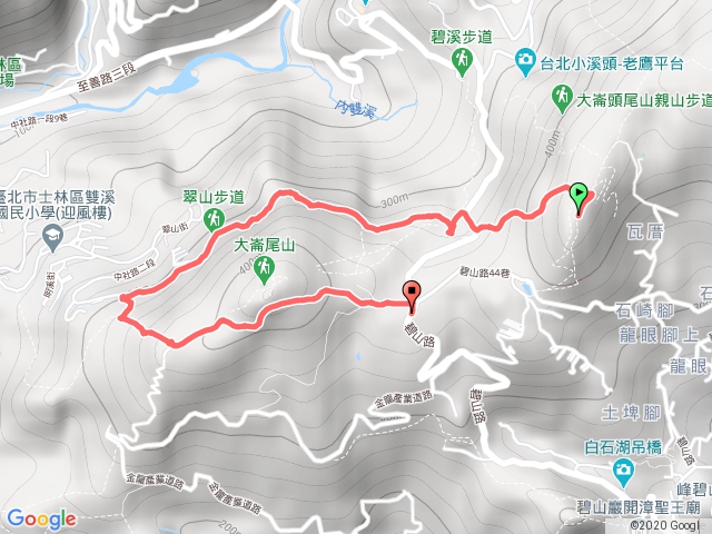 大崙頭-翠山步道-大崙尾