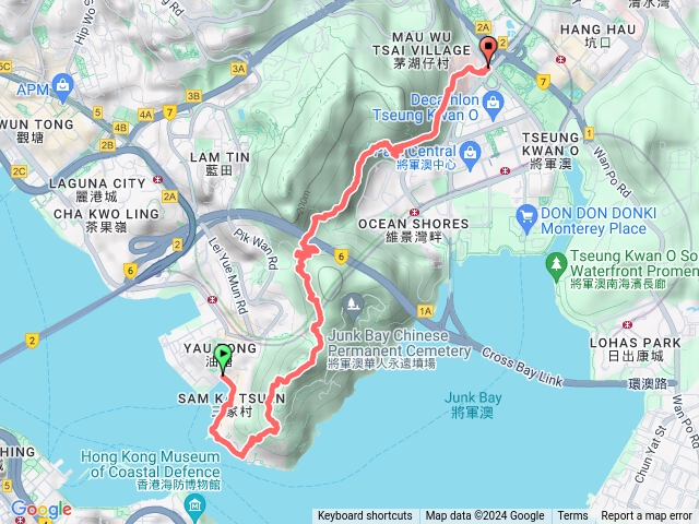 魔鬼山鯉魚門邨往靈實醫院