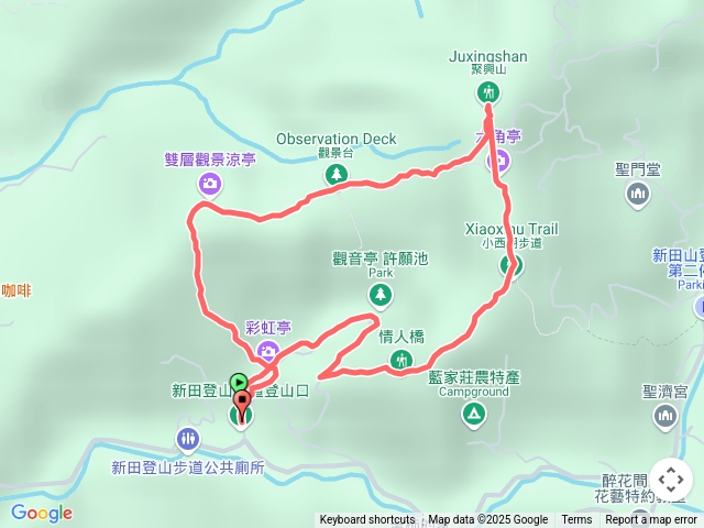 20250222聚興山&新田登山步道