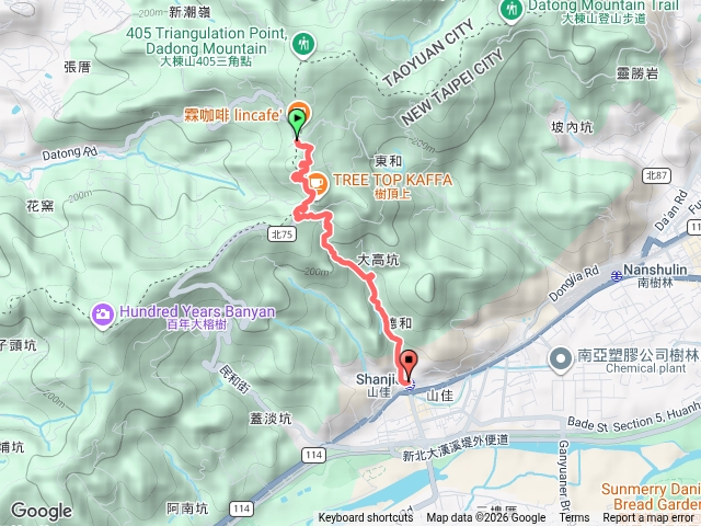 大棟山到山佳車站預覽圖